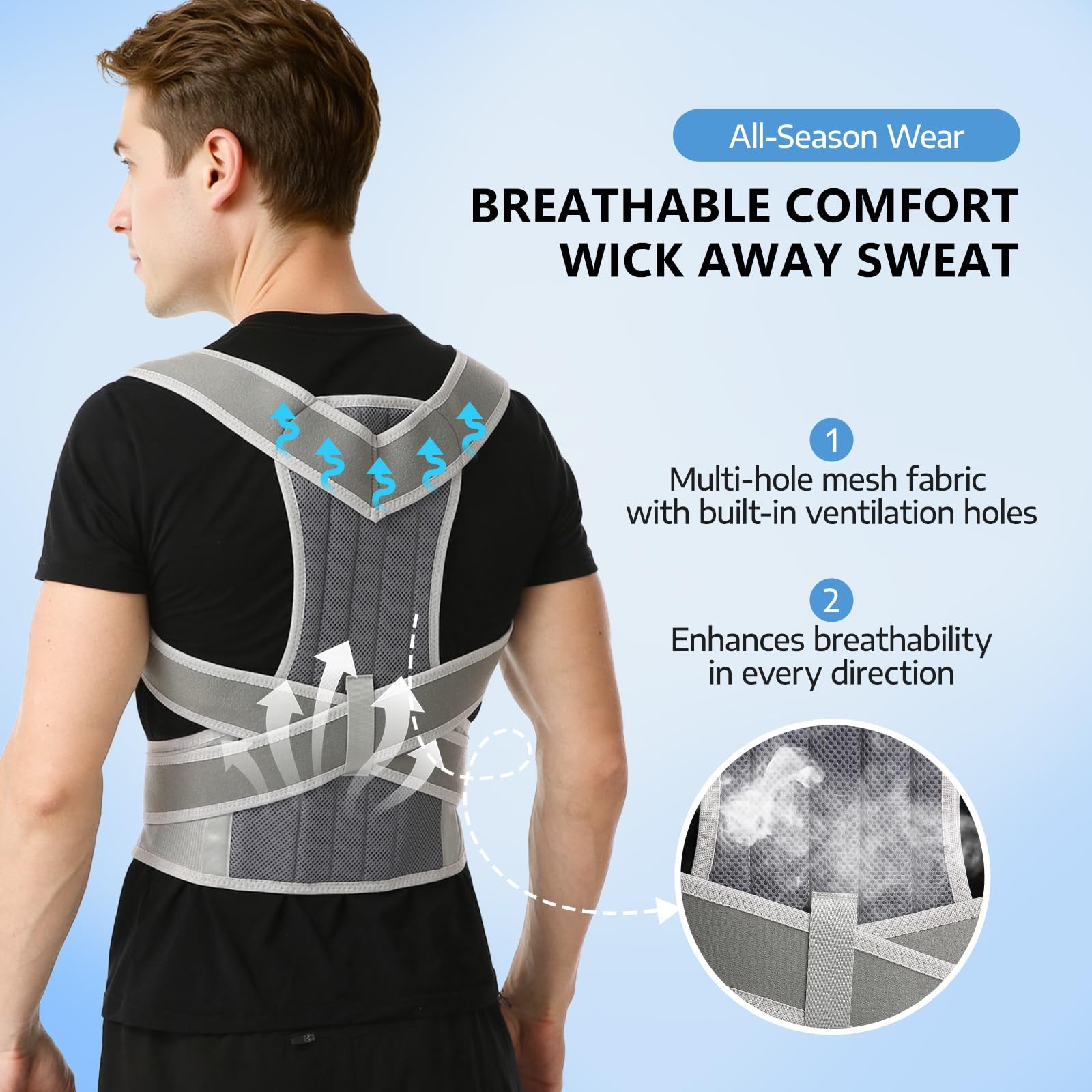 Posture Corrector, Back Posture Corrector for Men and , Adjustable Shoulder B…