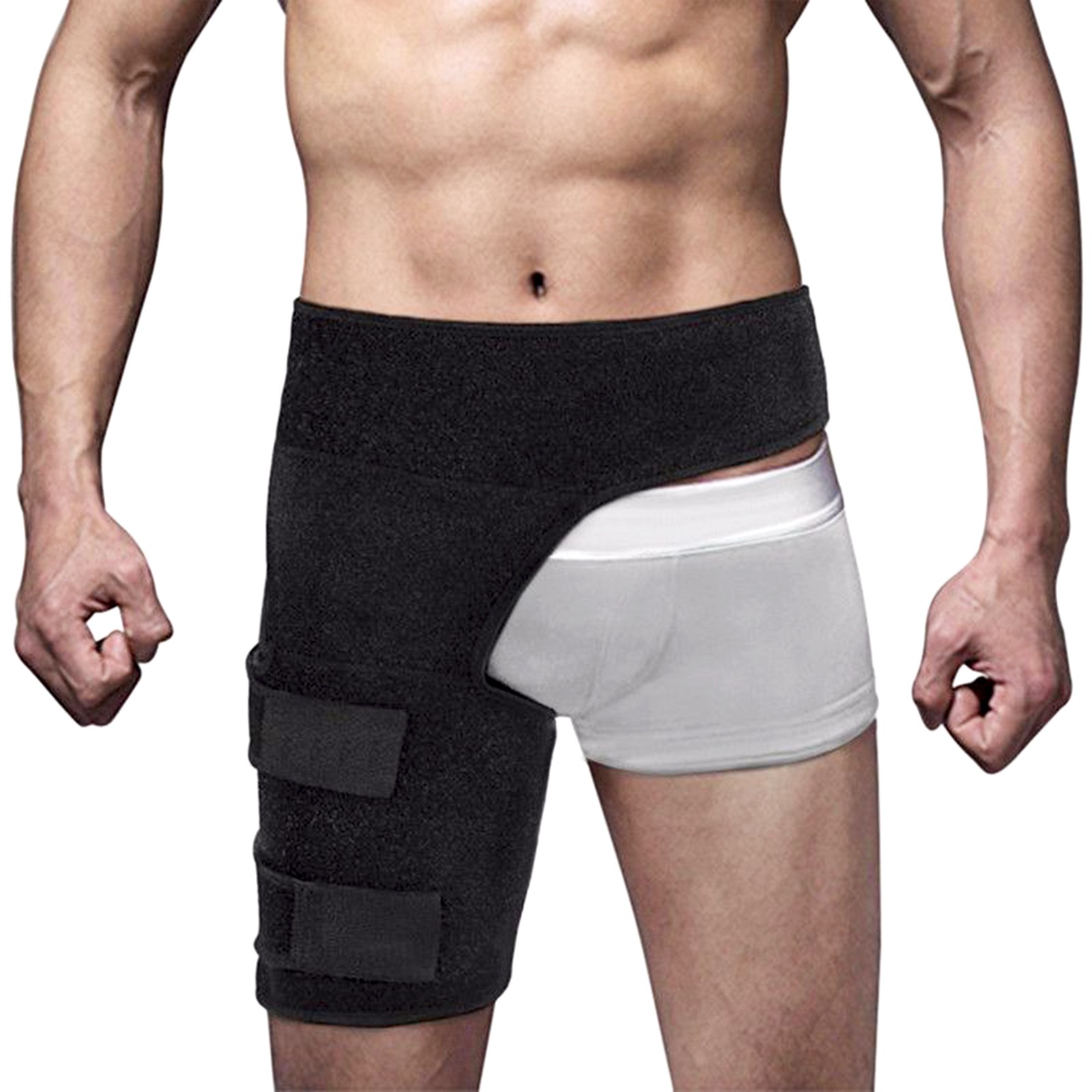 Fitness Leg Groin Strap Muscle Strain Prevention Hip Support Belt Thigh SSVE