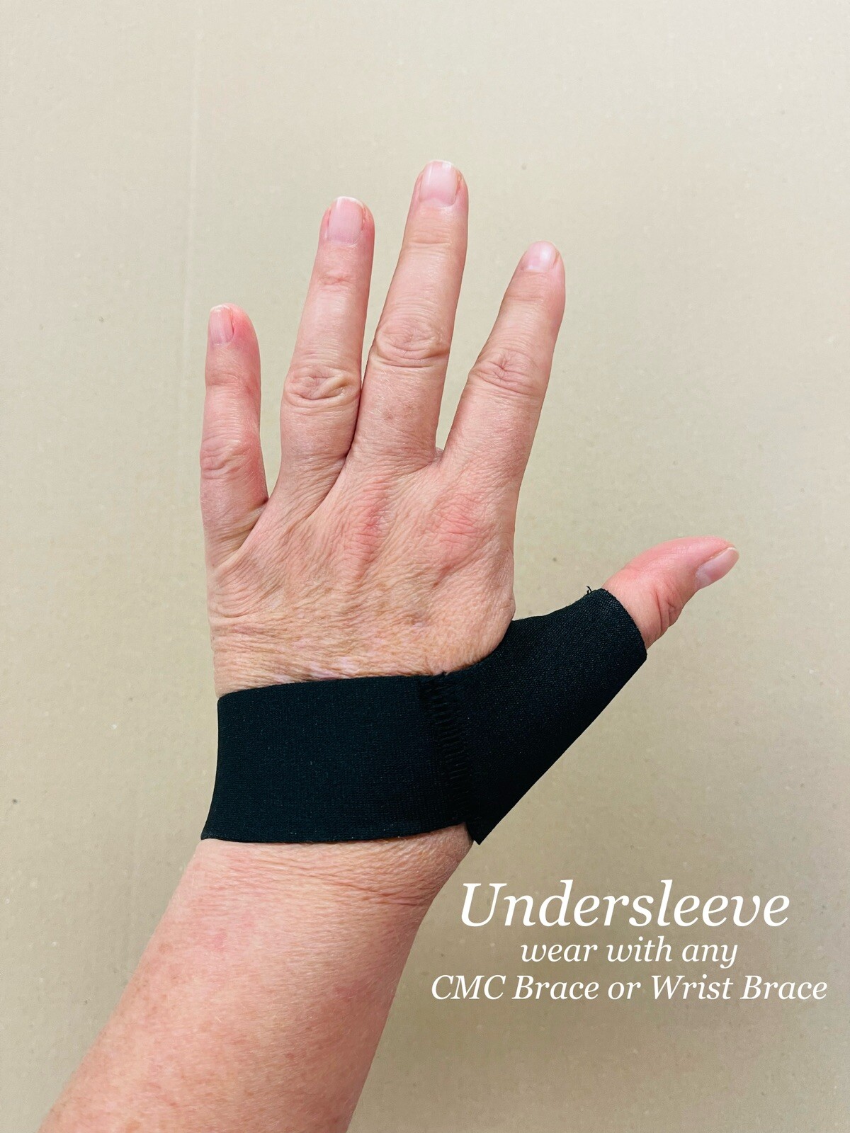 CMC Thumb Brace + 2 Undersleeves, Adjustable, Lightweight Waterproof Comfortable