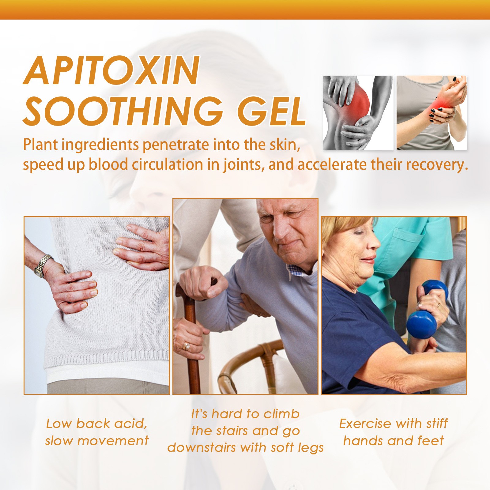 Joint Repair Gel Relieve Wrist Knee Lumbar Spine Shoulder Neck