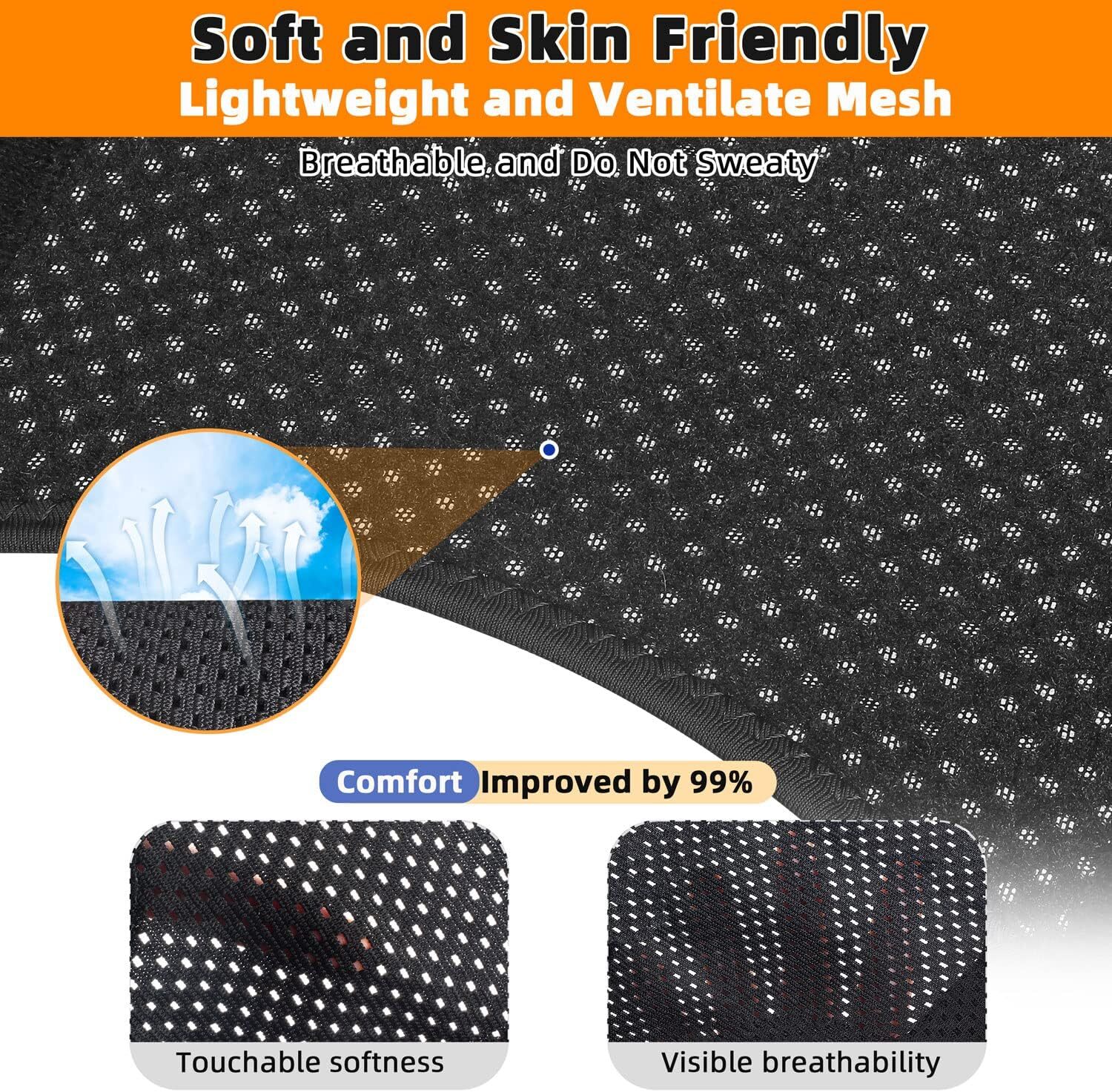 Knee Sleeve Compression Wrap Brace Meniscus Joint Support Pain Arthritis Relief