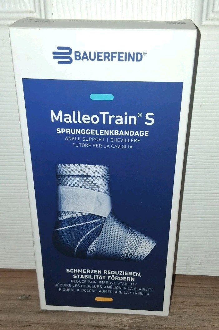 Bauerfeind Malleotrain S Compression Ankle Brace Right Black Stabilizer In Box