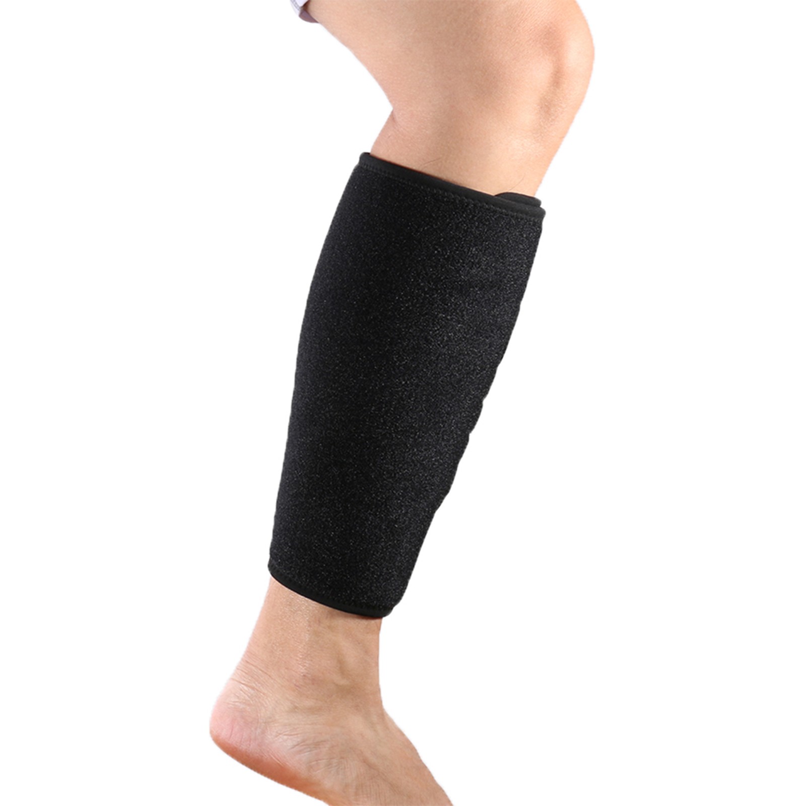 Calf Protective Brace Premium Support For Men Women Neoprene Black Premium