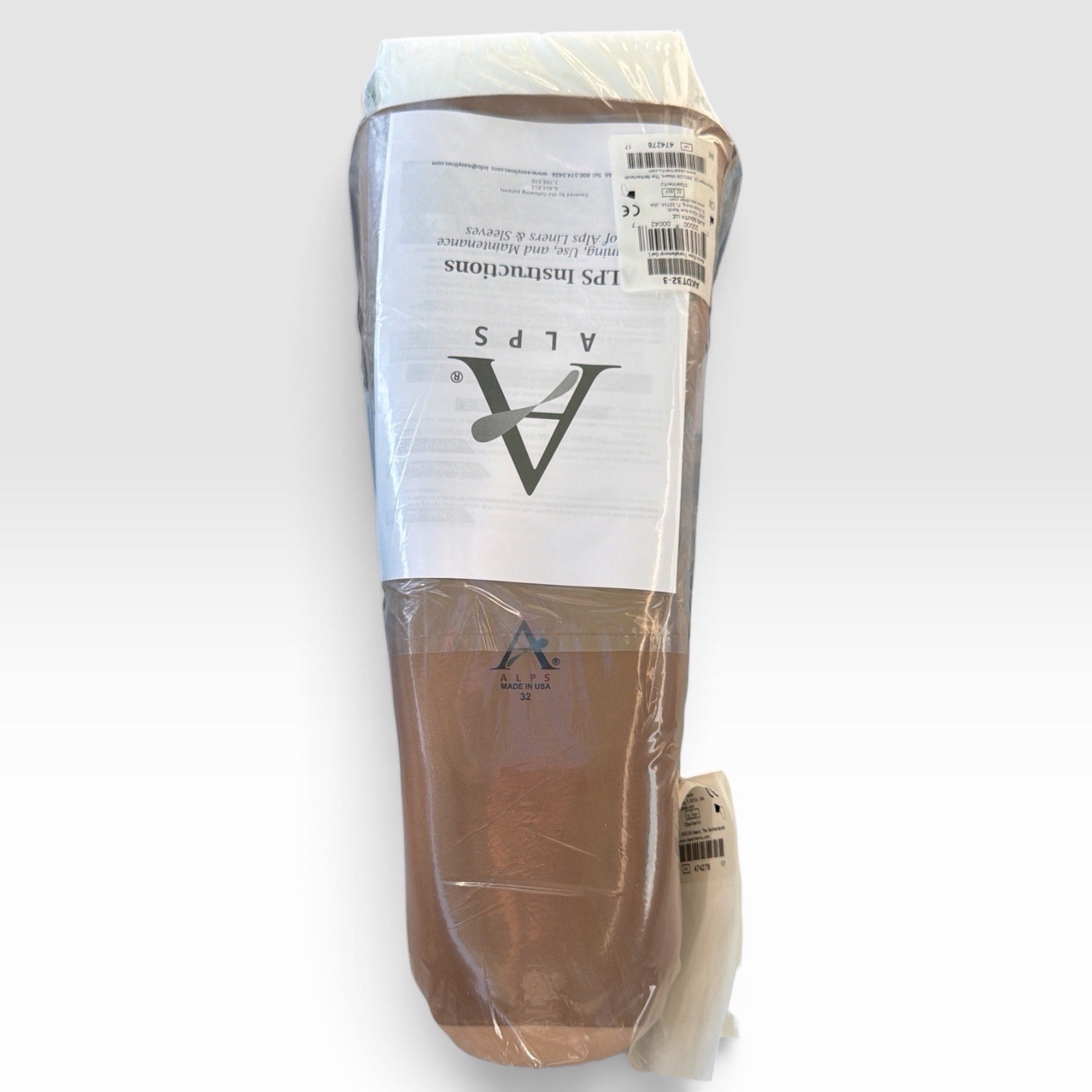 ALPS AKDT32-3 Above Knee Transfemoral Gel Locking Prosthetic Liner Size 32