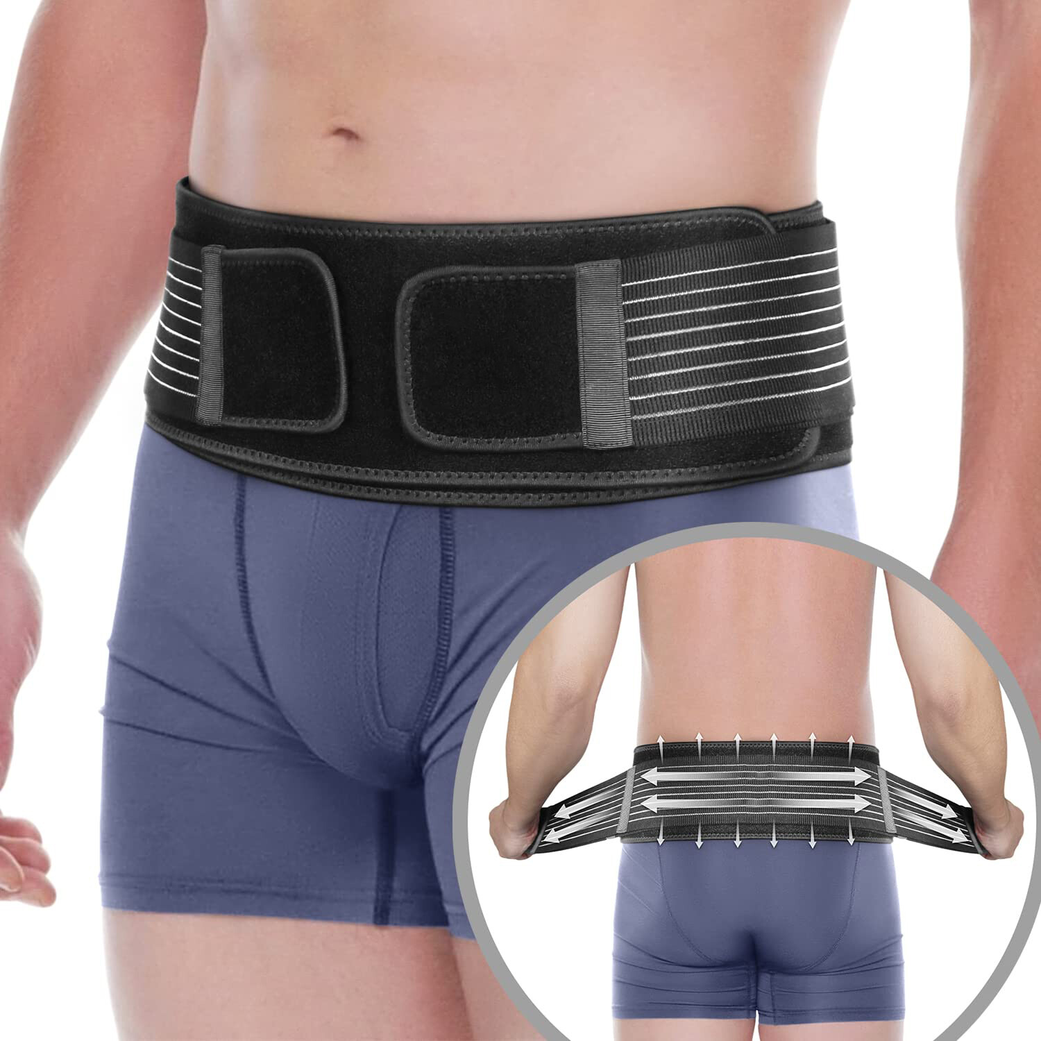 Dainely Belt Lower Back Support Sacroiliac SI Hip Belt Pelvic Pain Relief Wrap