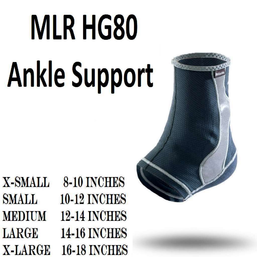 MLR Hg80 Ankle Support Black, X-Large