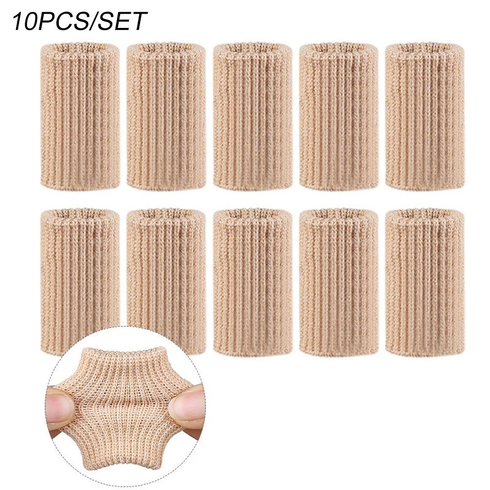 10PCS Finger Splint Brace Support Sleeves | Elastic Breathable Thumb & Finger