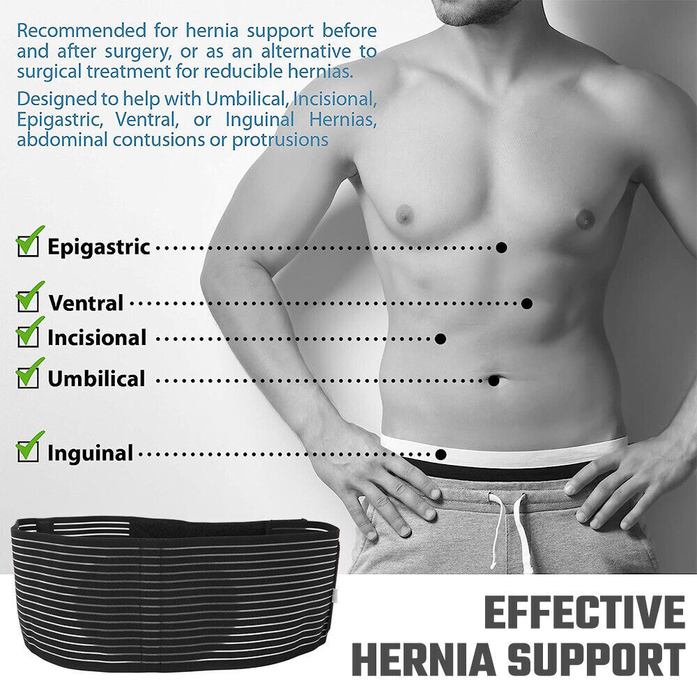 Umbilical Hernia Belt Men/Women Abdominal Support Brace Binder Truss Pain Relief