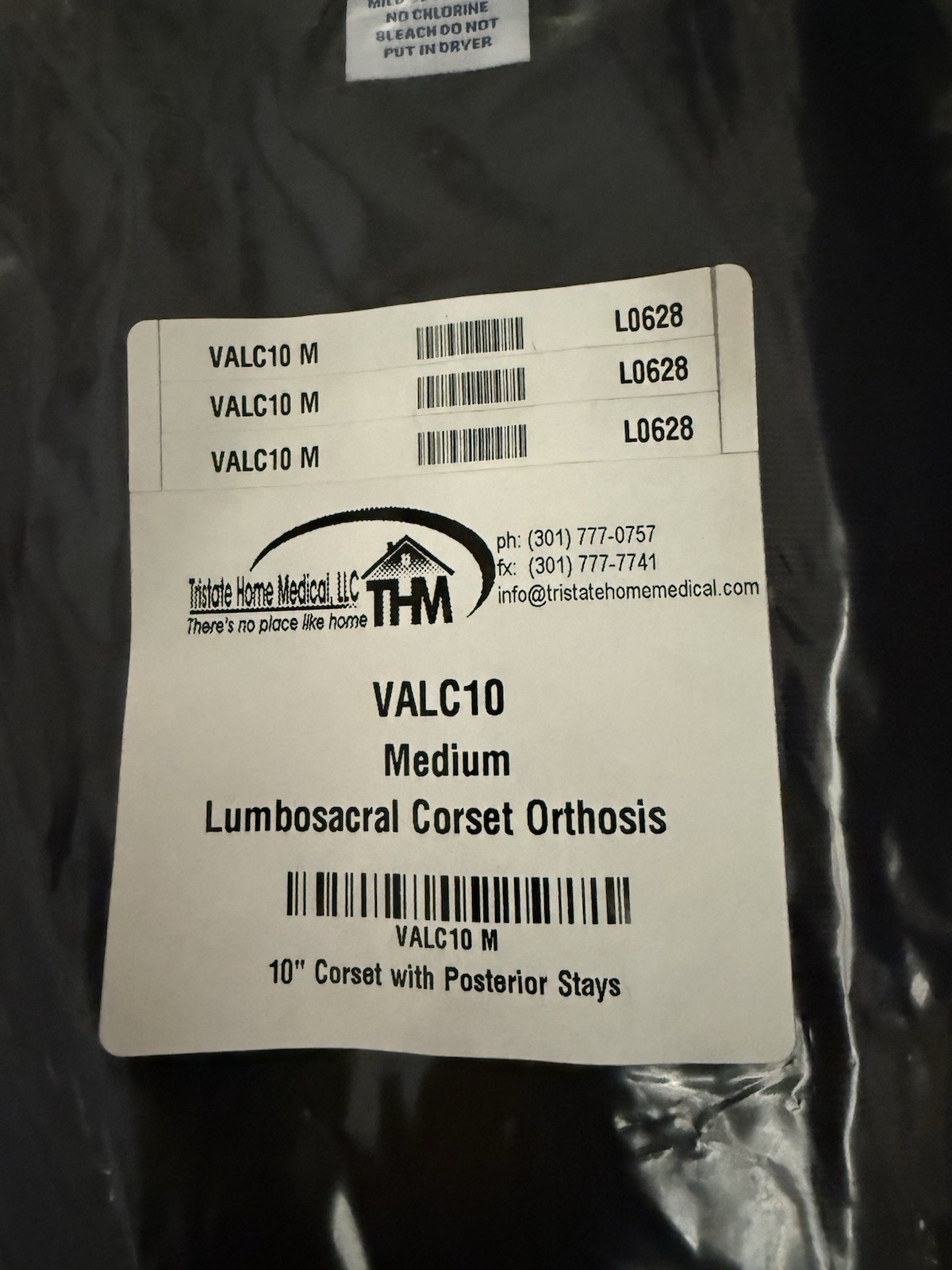 New Options Sports Lumbosacral Corset Orthosis | USA | VALC10 10″ Medium Lot 2