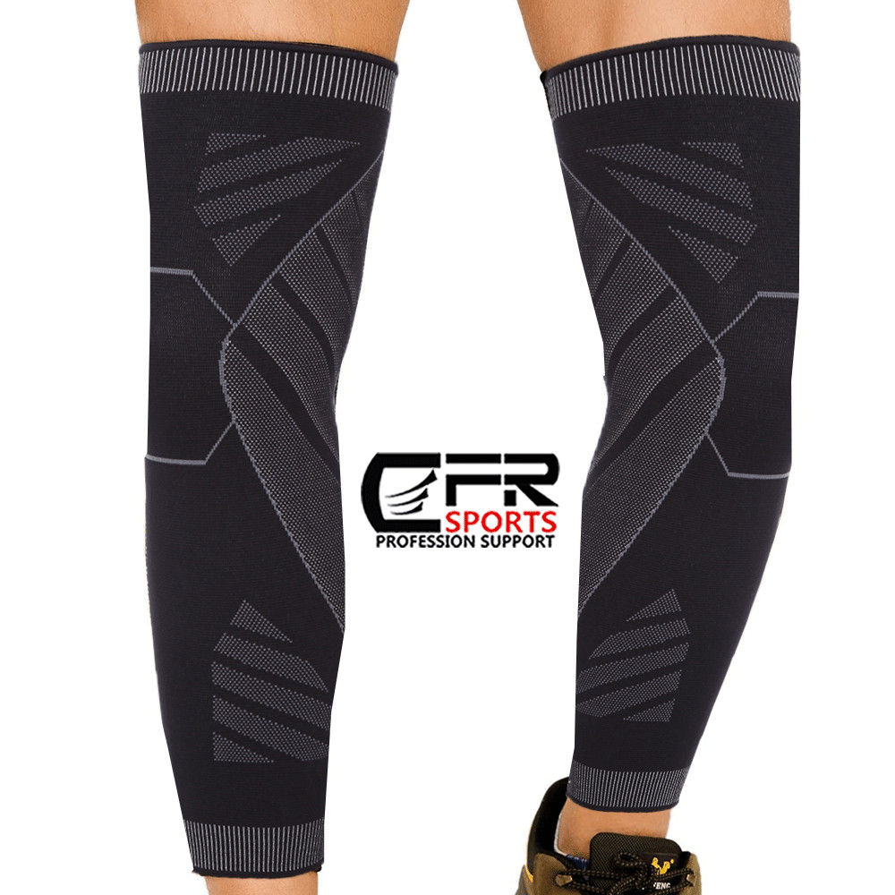 Compression Thigh Sleeve Leg Calf Pain Relief Socks Knee Brace Support Men Women