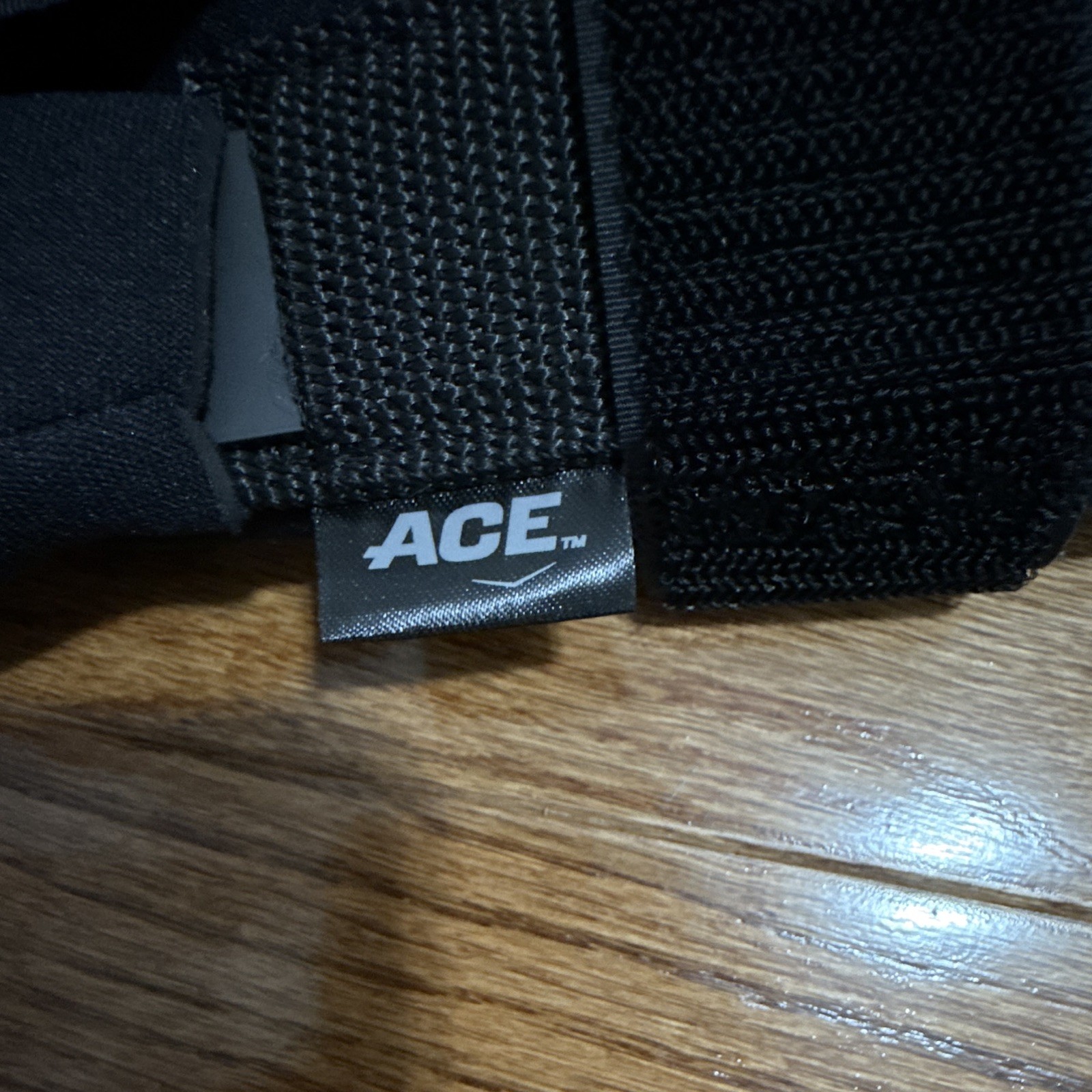 ACE Adjustable Knee Brace for Stabilization Open Patella, Black, One Size