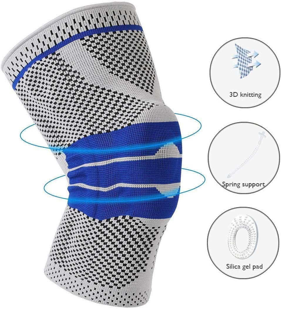 EOYEA Knee Brace Compression Sleeve for Knee Pain Wraps Patella Stabilizer with