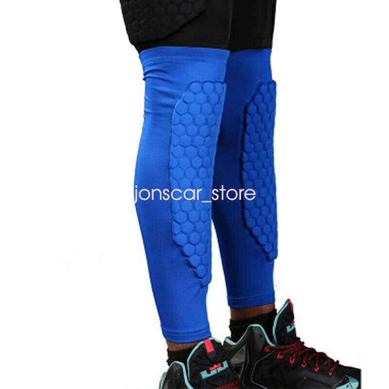Upgrated Honeycomb Knee Pad Crashproof Basketball Leg Long Sleeve Protector Gear