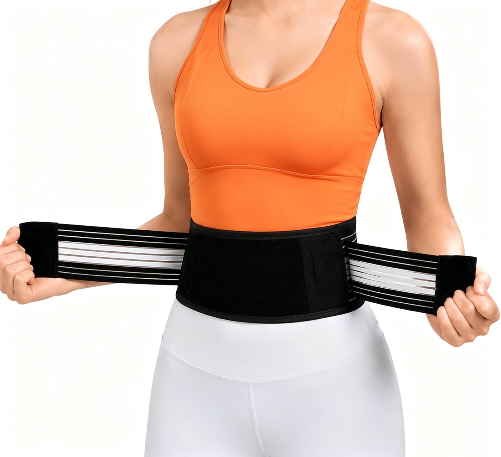 Lightweight Back Brace Lower Back Pain Adjustable Lumbar Support Belt Sciatica