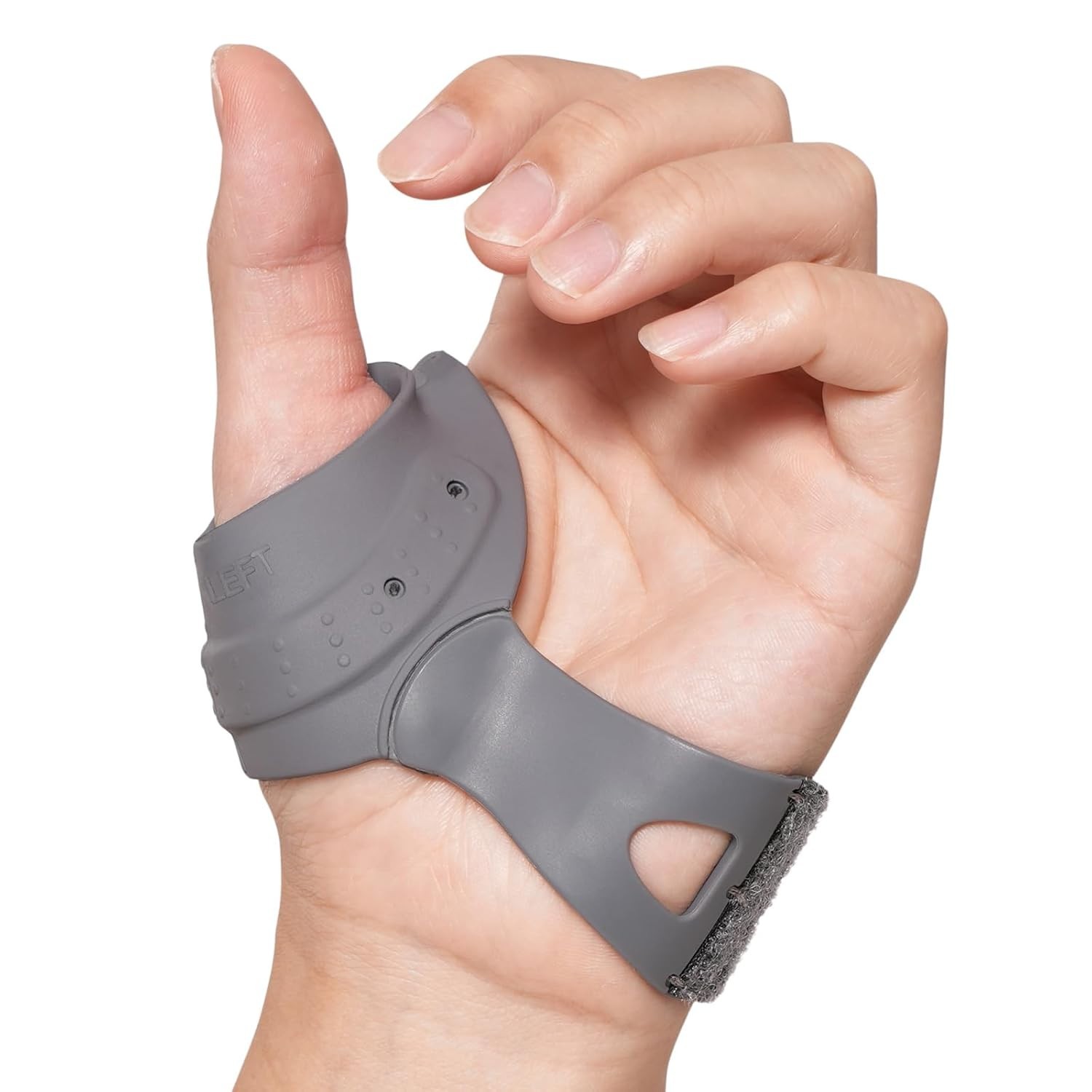 Medium CMC Thumb Brace with Compression Sleeve for Arthritis Relief Left Hand