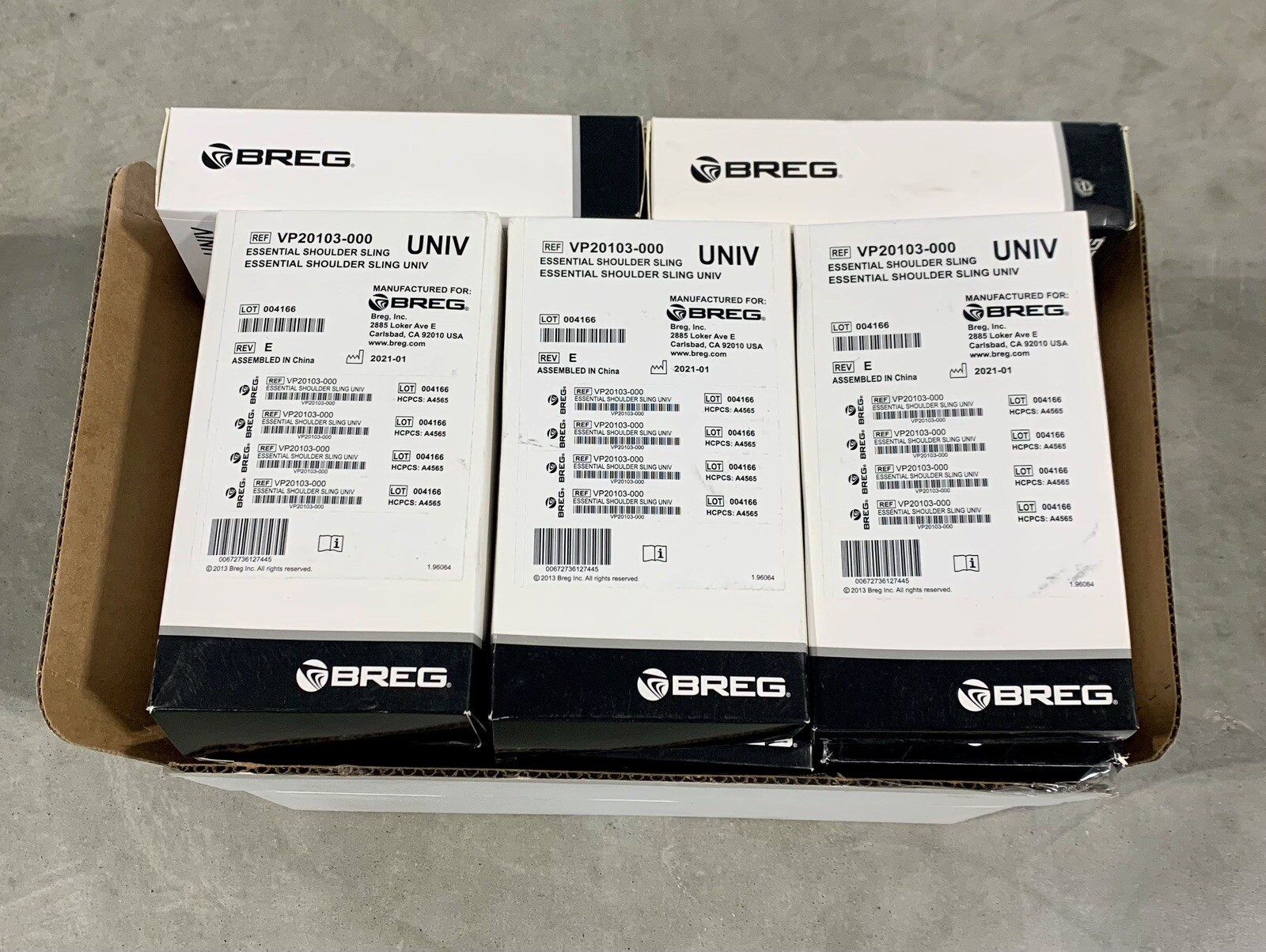 **LOT OF 26** Breg Universal Essential Shoulder Sling VP20103-000 NEW IN BOX