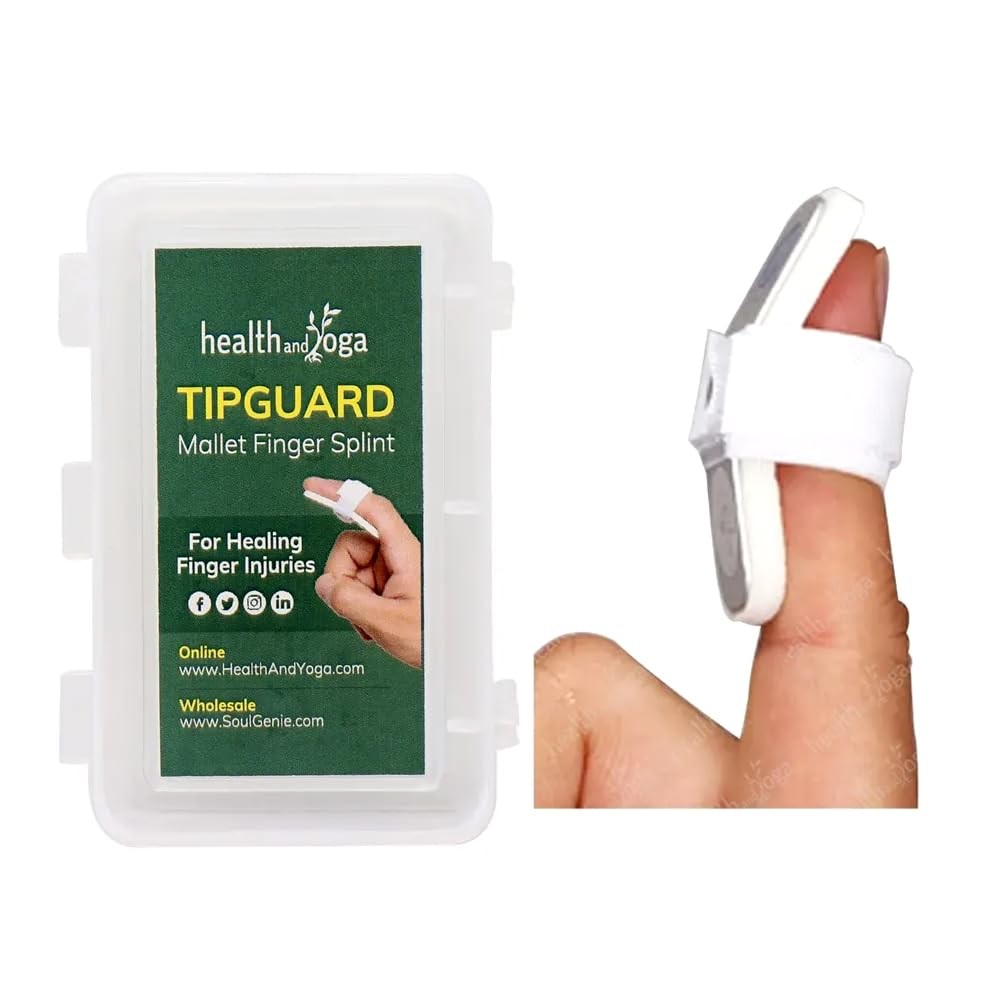 SoulGenie HealthAndYoga™ TipGuard Bendable Finger 1 Count (Pack of 1), White