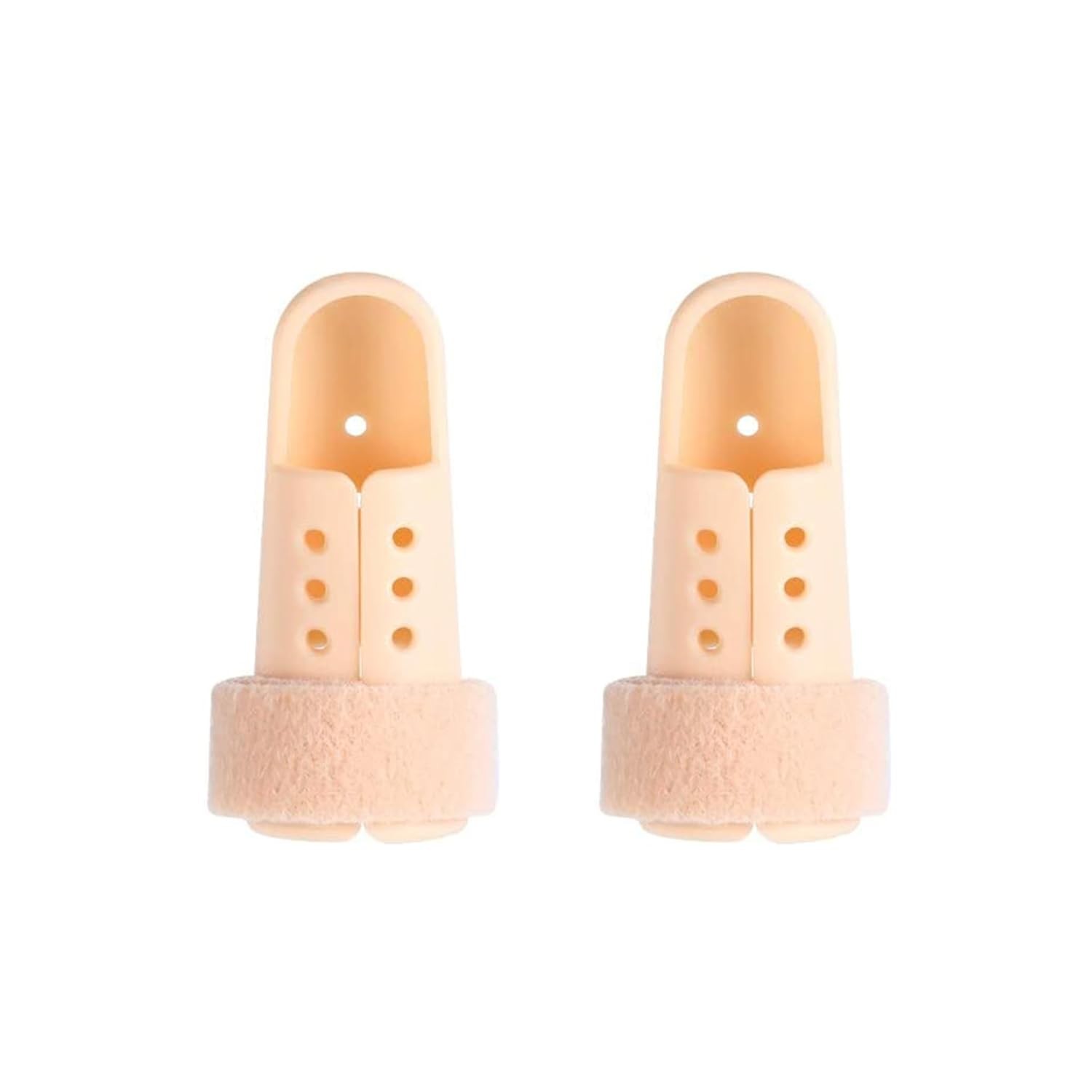 2 Pcs Finger Splint Mallet Finger Support Finger Splint Brace Plastic Protector