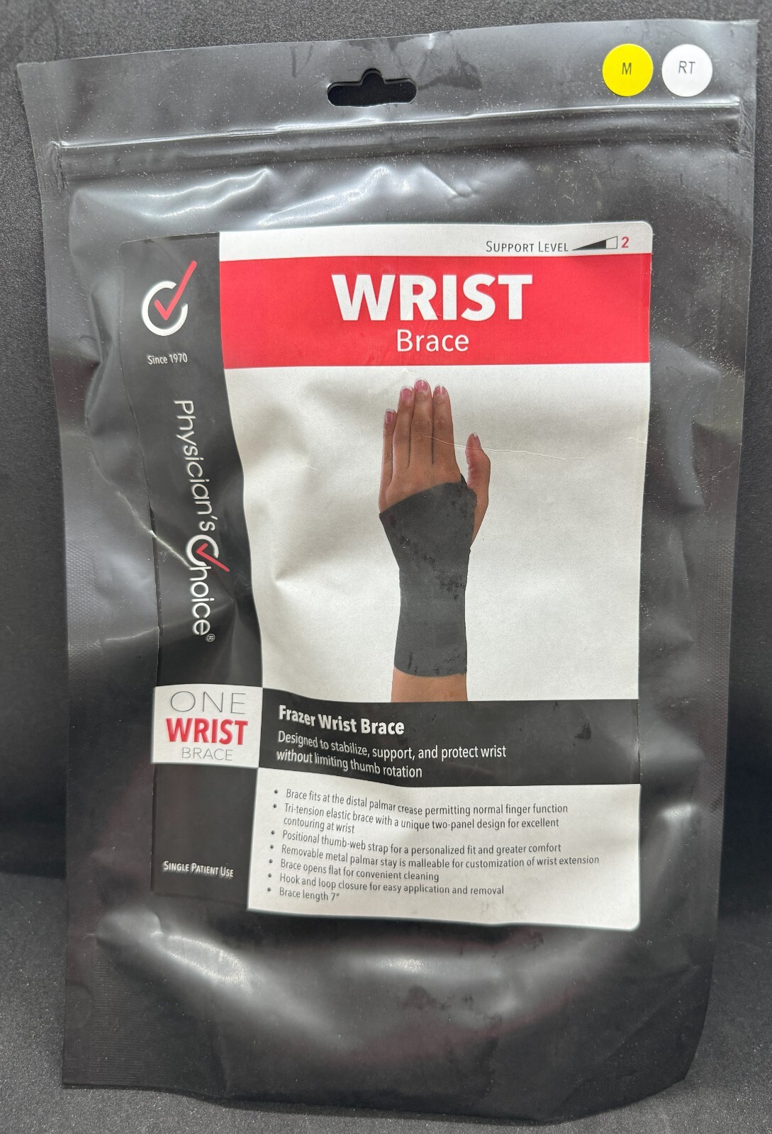 Bird and Cronin Frazer Wrist Brace Medium Right 5000-4723