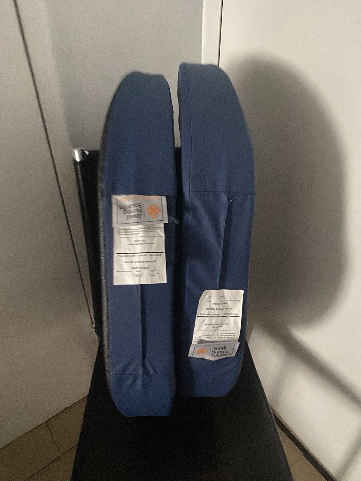Jewell Nursing Solutions Large Blue Positioning Wedge Pair Foam Removable Cover