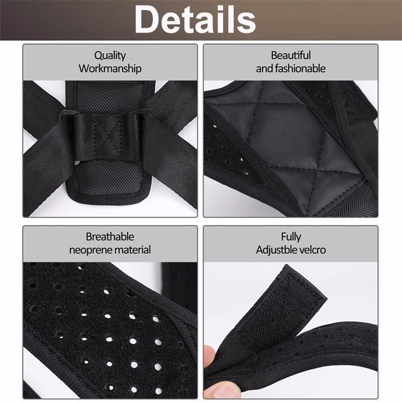 Posture Corrector Clavicle Fracture Support Back Shoulder Correction Brace Belt