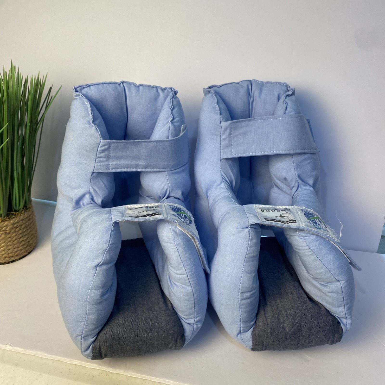 EZ Assistive Heel Protector, Remove Pressure and Bedsores for Healing, Blue