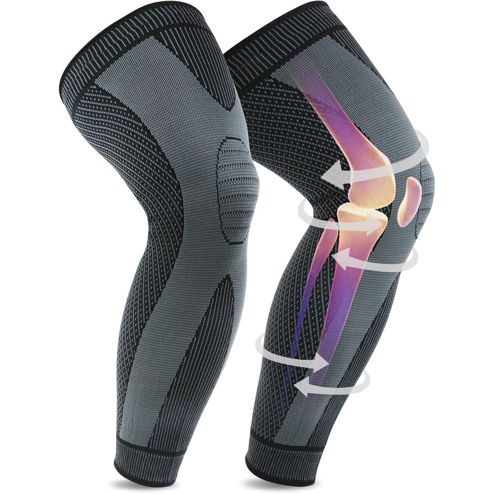 Full Leg Sleeve, Knee Braces for Knee Pain Women & Men, Knee Compression Slee…