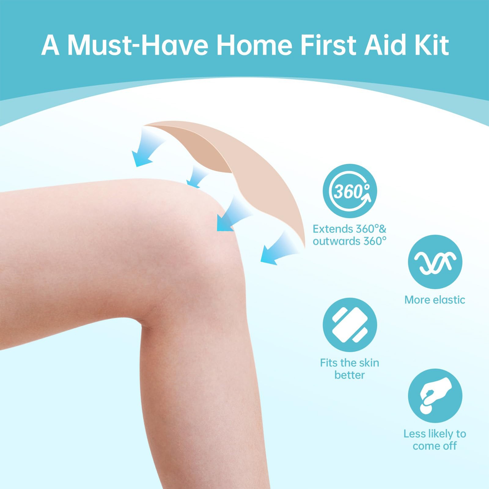 Hydrocolloid Roll Hydrocolloid Tape Flexible Breathable Moist Patch 1.96inx9.8ft