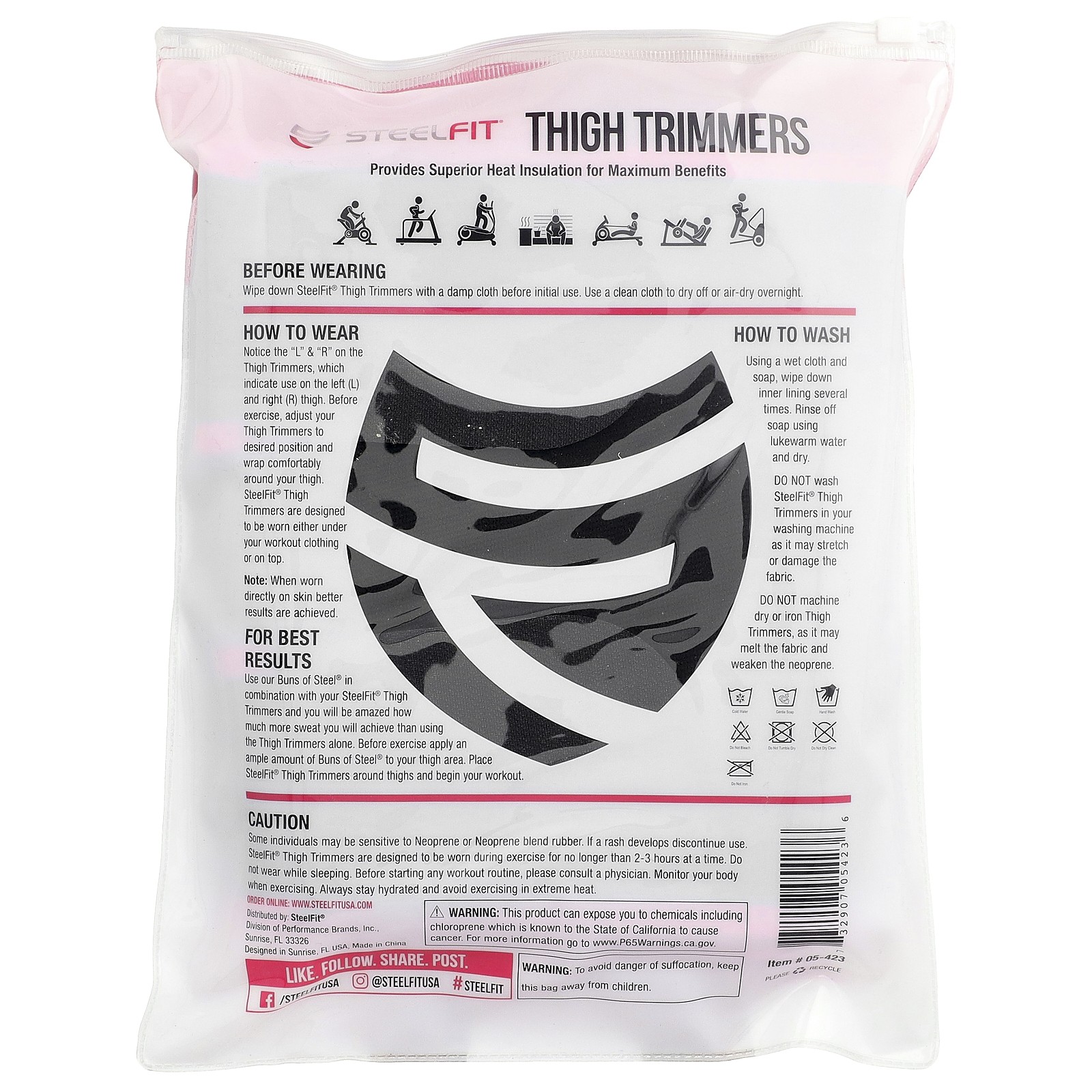 Thigh Trimmers, OS, 1 Pair