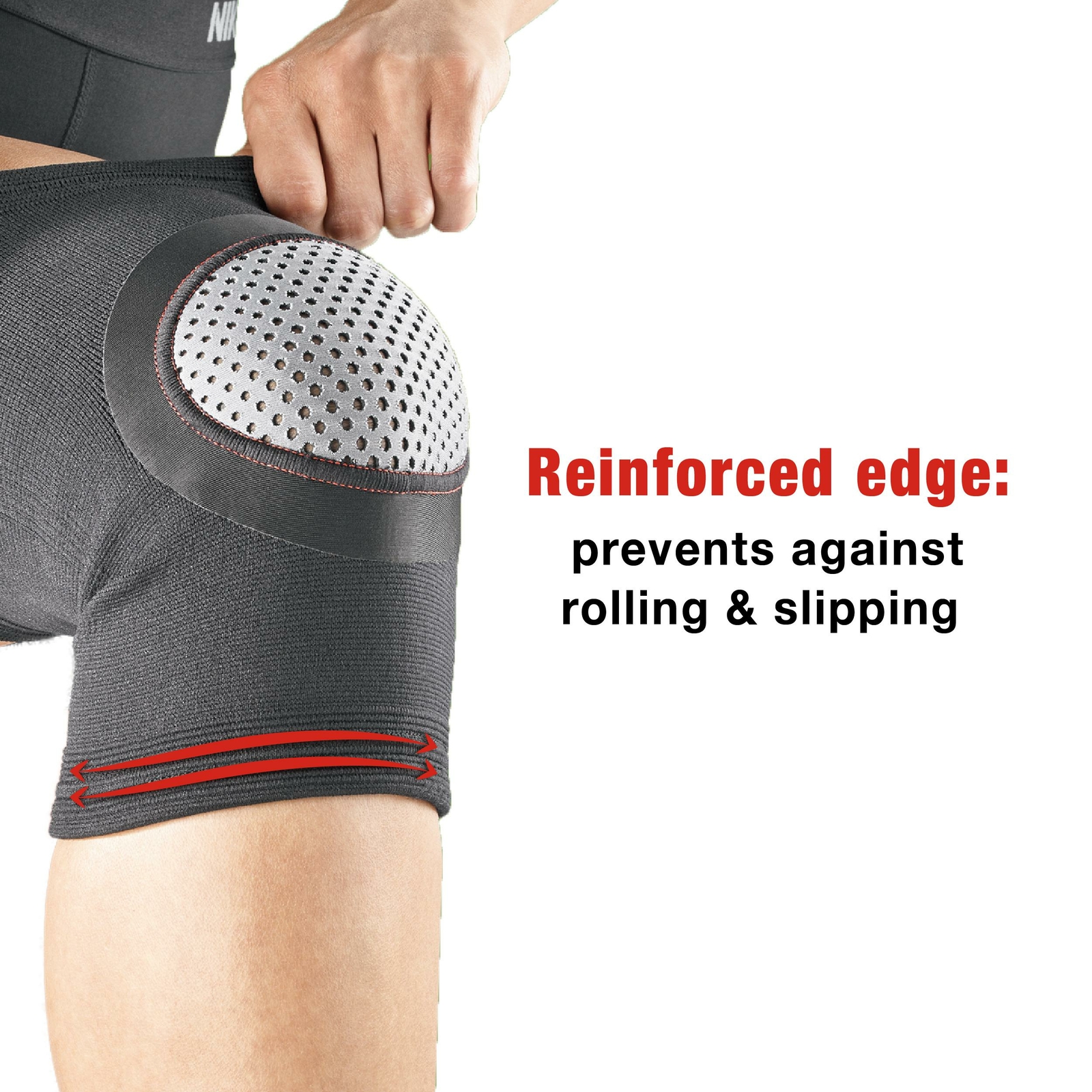 ACE Brand Compression Knee Support, Large/Extra Large, Black