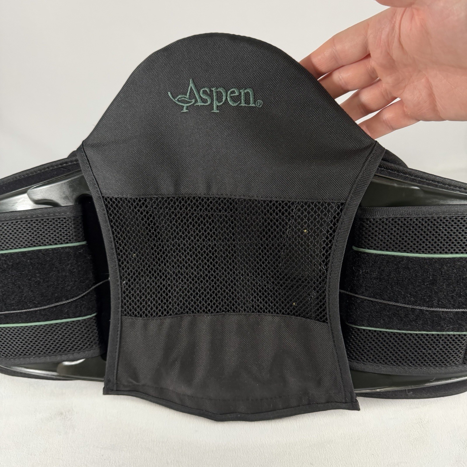 Aspen Summit 631 LSO Back Brace Black Adjustable Lumbar Support Orthosis
