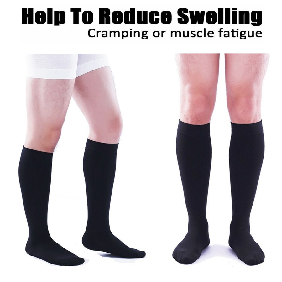 6Pair Compression Socks 20-30 mmgh For Women Men With Arch Graduated Support Sox