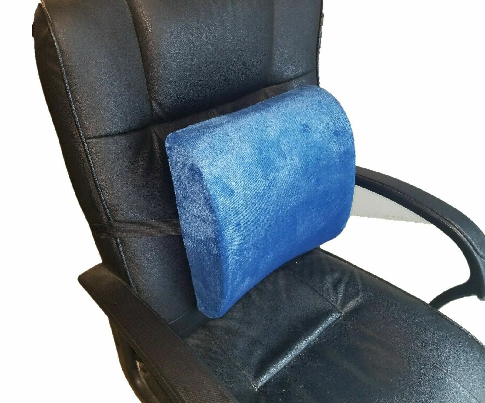 2 Memory Foam Back Lumbar Support Pillow Car Seat Home Office Chair Cushions