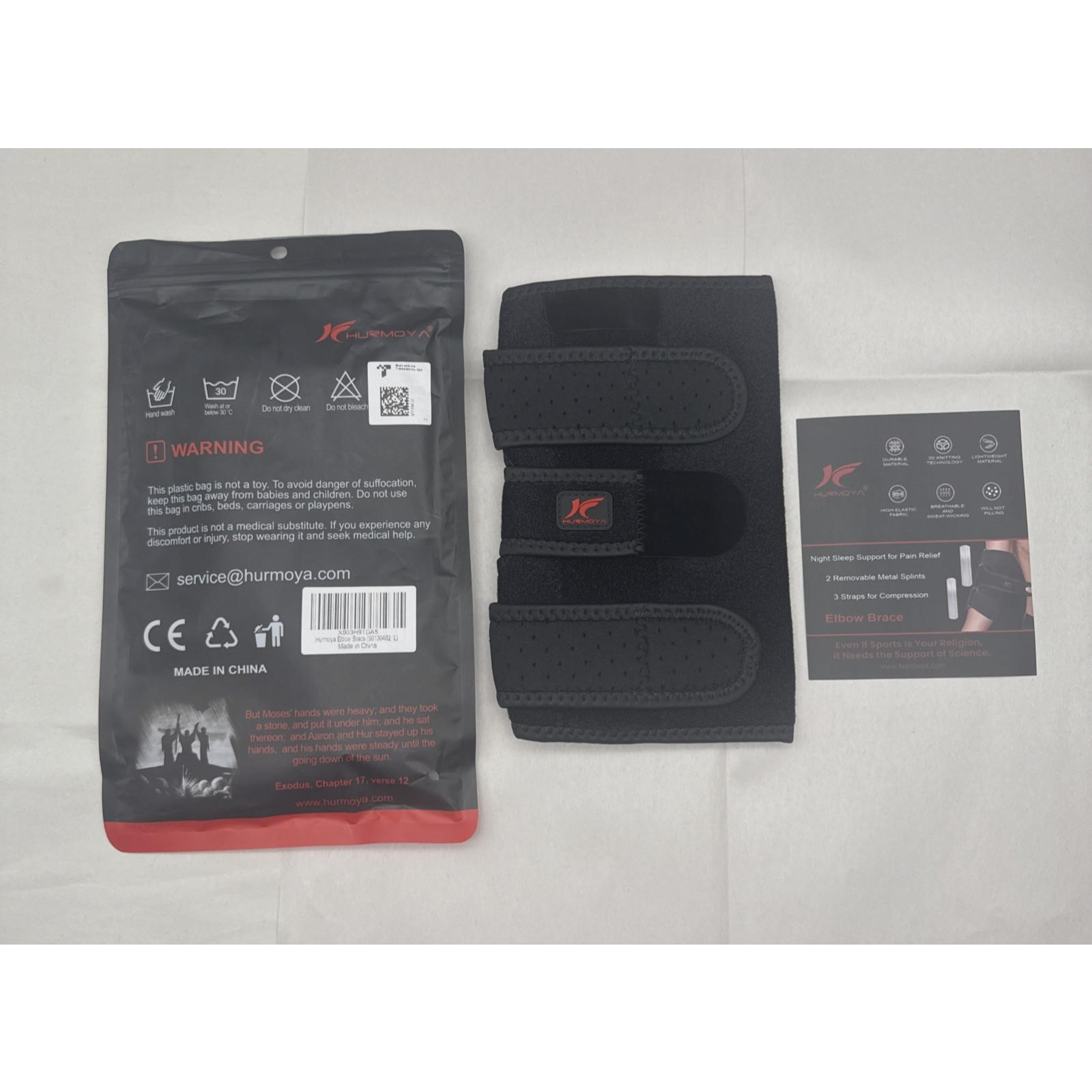 Elbow Brace Comfortable Night Sleep, Cubital Tunnel Syndrome, New *READ…