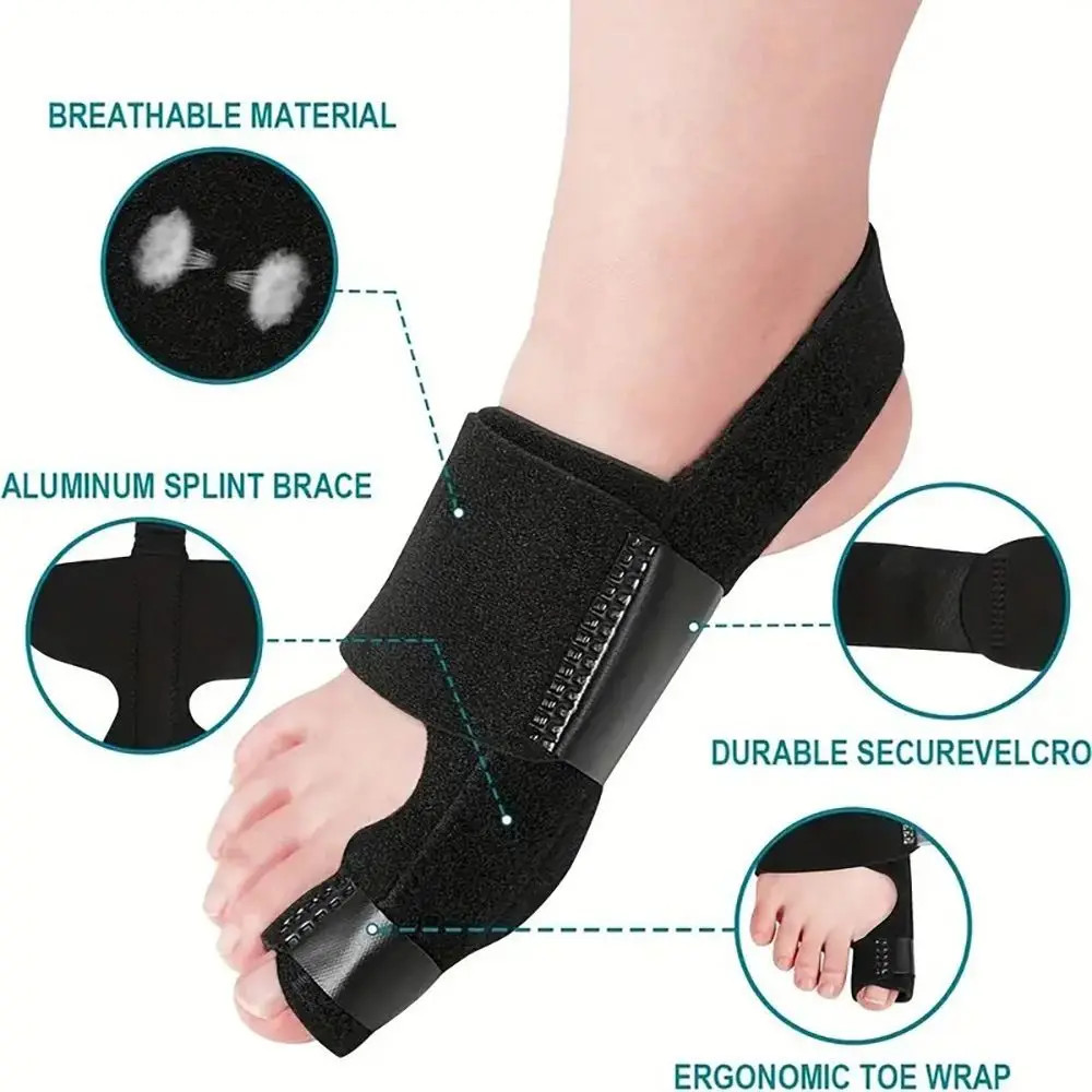 Ergonomic Bunion Corrector Adjustable Strap Reusable Toe Valgus Corrector