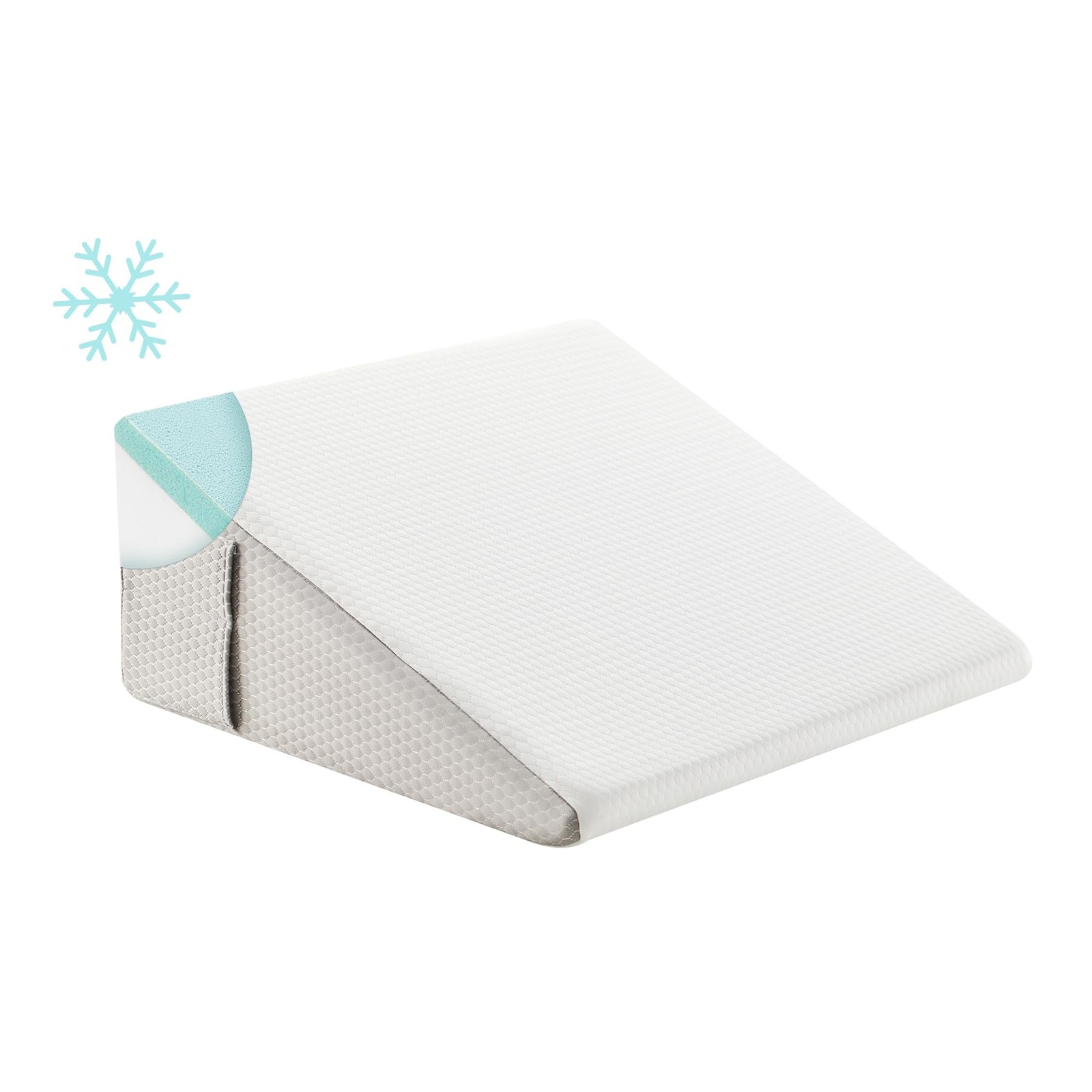 Wedge Pillow, 10 inch Bed Wedge Pillow for Headboard, Pillow Wedge 24*24*10 Inc