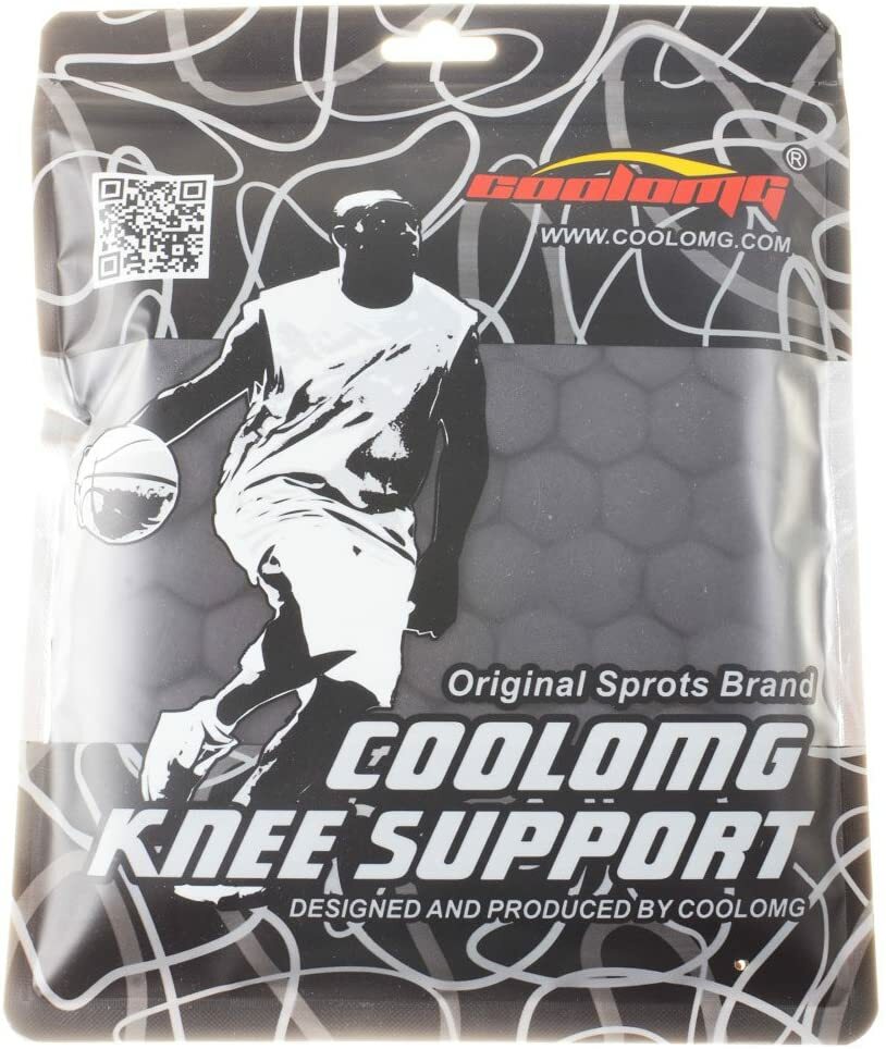 COOLOMG 1PC Compression Leg Sleeve Strech Medium White A9