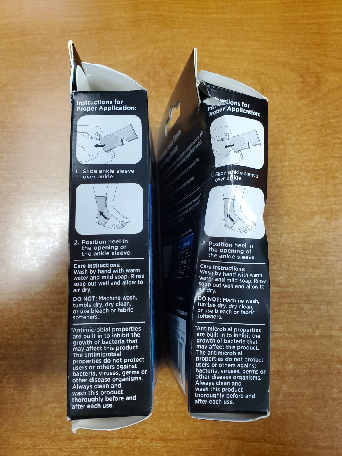 2 Pack: Walgreens Ankle Compression Sleeve Moderate Support *SMALL* (4611) – W2C