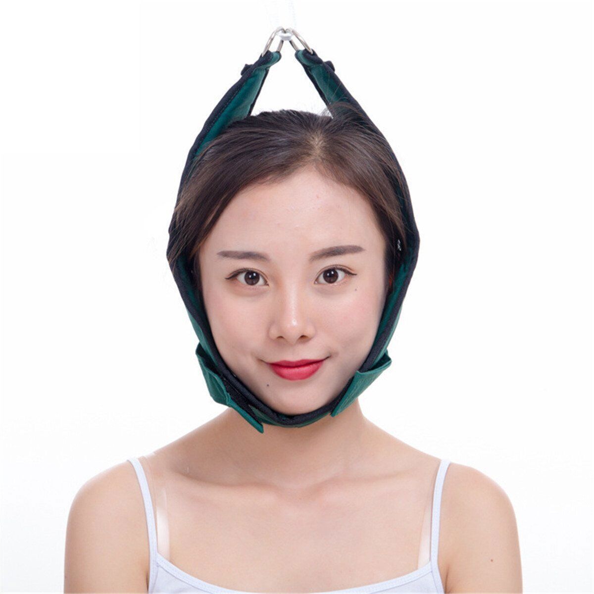 1PCS Hanging Neck Stretcher Cervical Pain Relief Traction Belt Device Adjustable