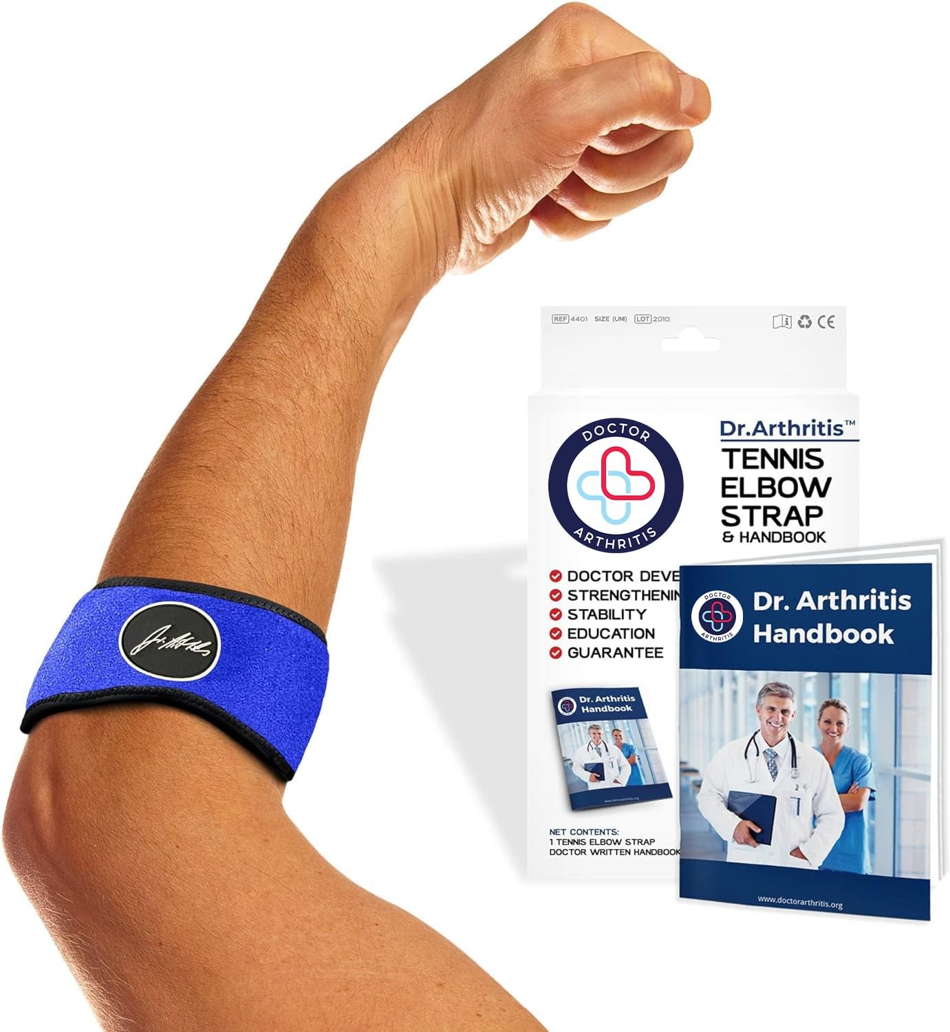 Doctor Developed Tennis Elbow Brace – Durable Tennis Elbow Brace for Tendonit…