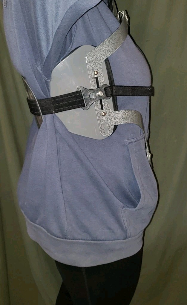 Thoracic Back Support Steel Frame Back Brace Adult Medium/Large Adjustable