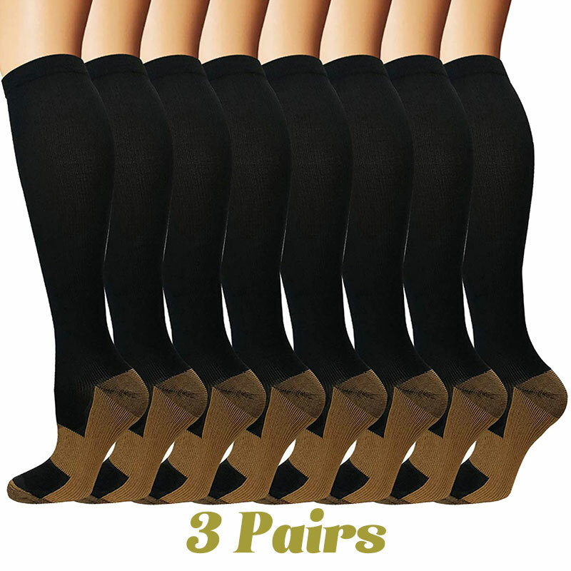 Compresssion Socks for Neuropathy Swollen Bariatric Lymphedema Socks Men Women