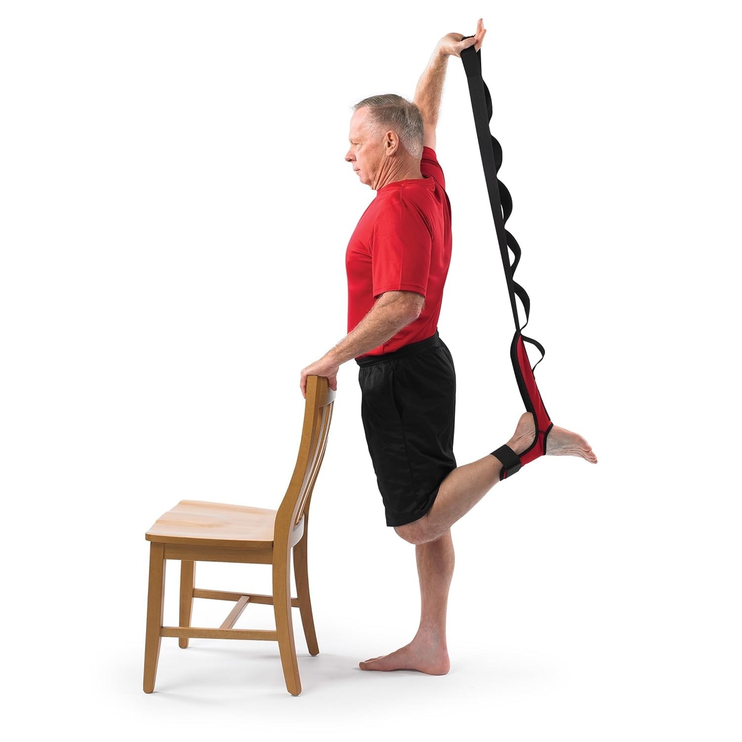 Hamstring Stretch Strap and Achilles Tendon Stretcher, for Physical Therapy