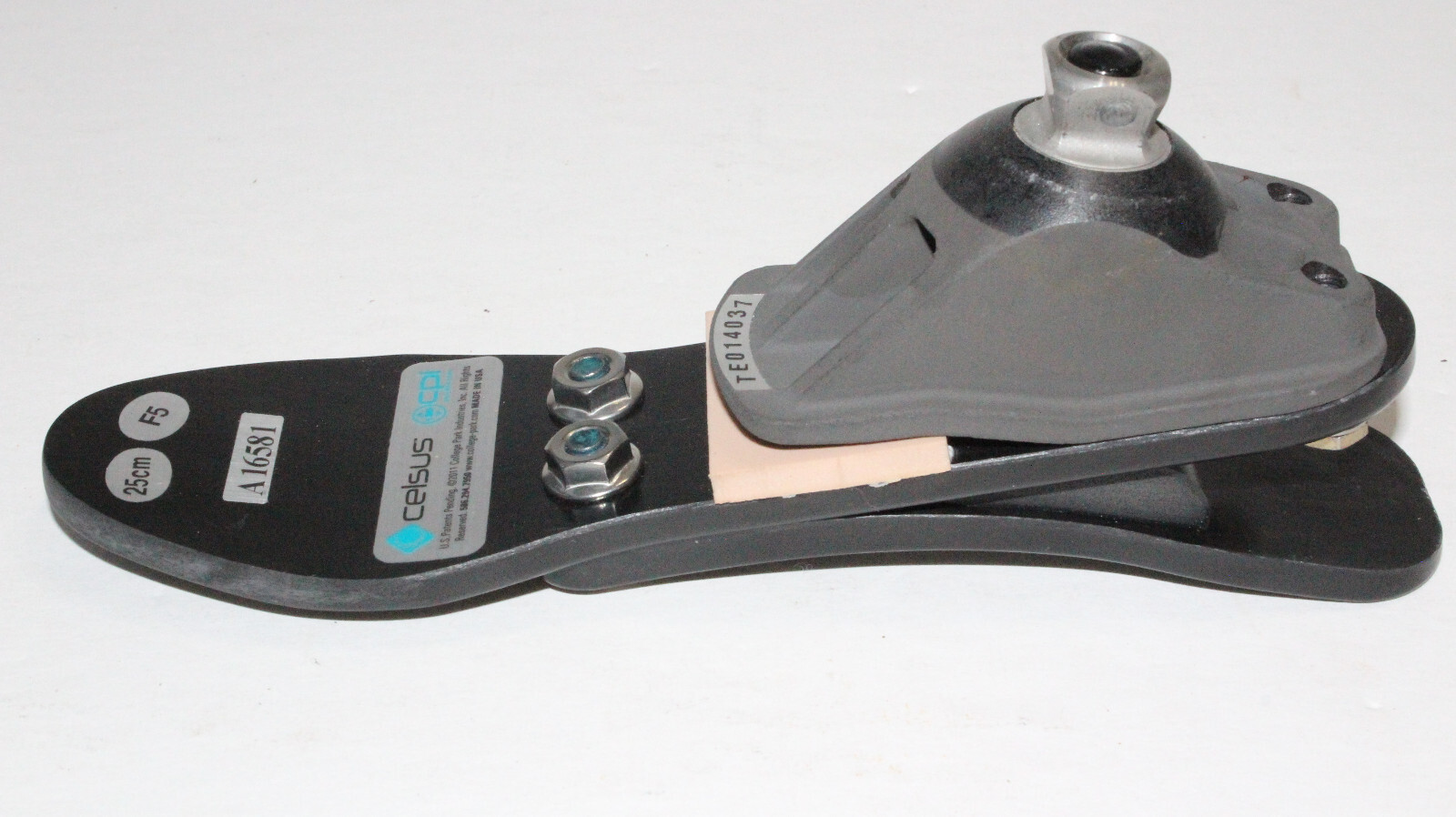 COLLEGE PARK CPI CELSUS HYDRAULIC RIGHT PROSTHETIC FOOT ANKLE SYSTEM~ Sz 25 / F5
