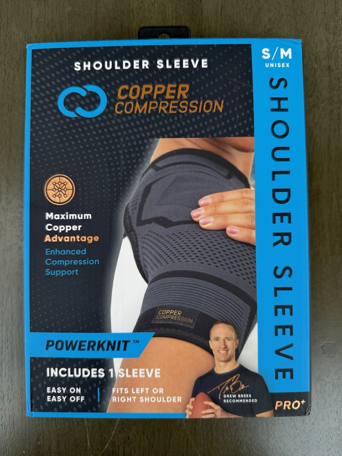 Copper Compression PRO+ Powerknit Performance Knee Sleeve S/M