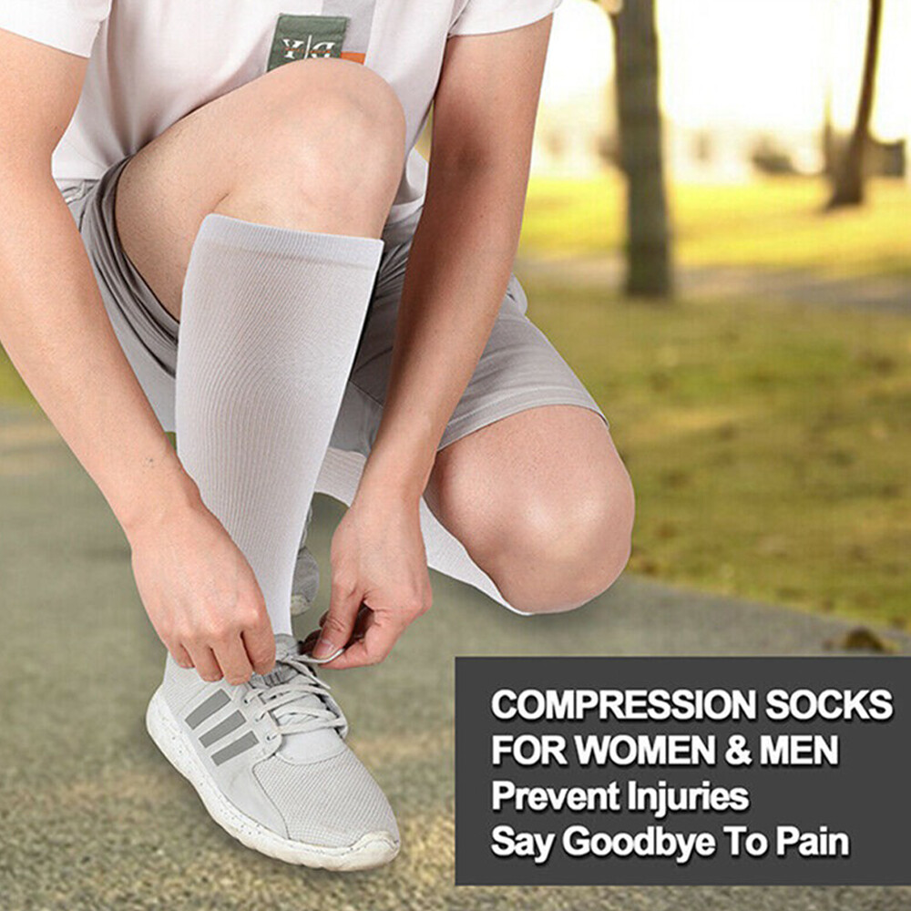 3Pair Socks Foot Ankle Brace Compression Support for Calf nerve S/M-XXL