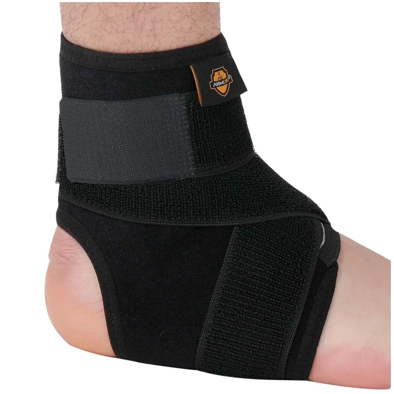Armor® – Elastic Compression Ankle Brace with Adjustable Hook and Loop Fastener