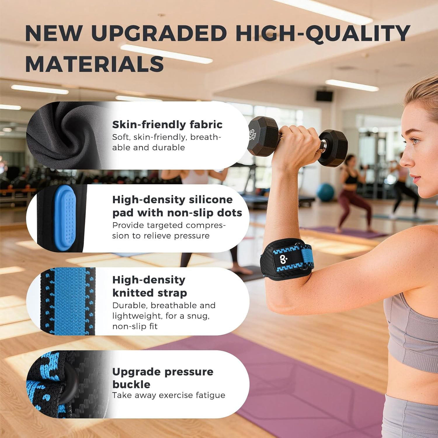 Tennis Elbow Brace for Men Women for Tendonitis,Tennis Elbow Strap with Gel P…