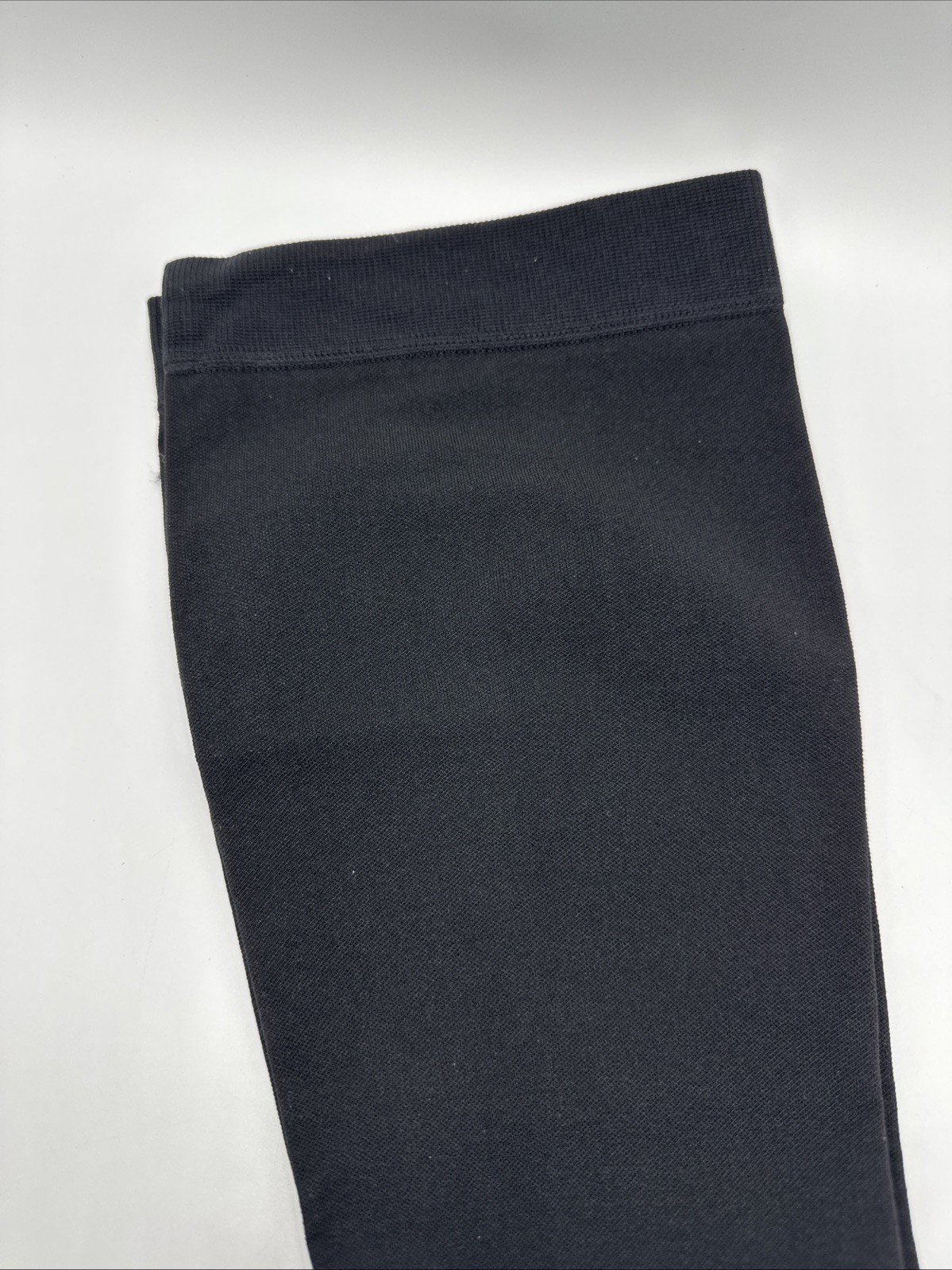 Plus Size Extra Wide Calf Compression Socks Open Toe Black Choose Size