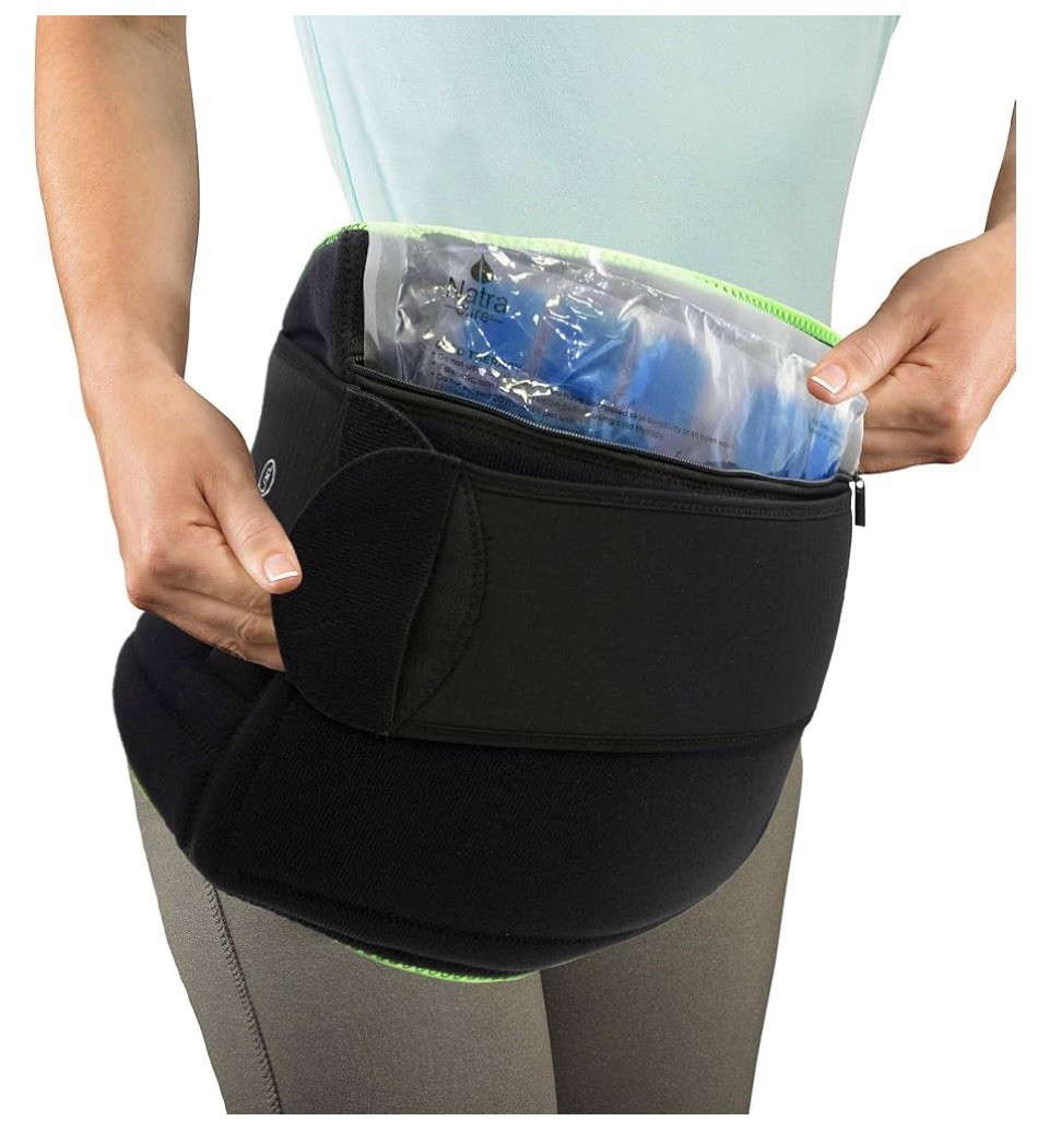 Hot or Cold Hip and Lower Back Pain Relief Wrap for Lumbar Backache, Herniate…